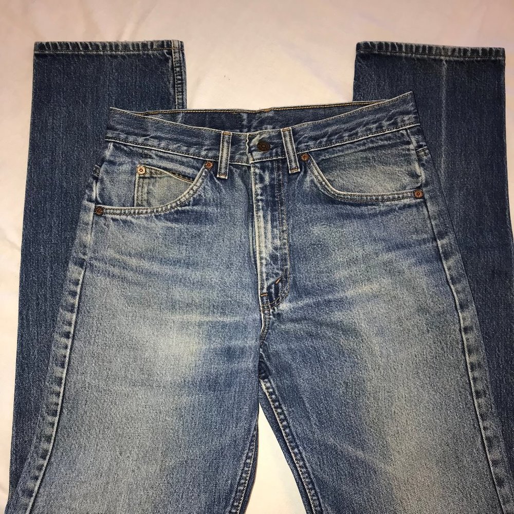 Levi's 505 Jeans, vintage orange tag